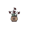 Clay Red Lily Pot
